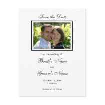 Custom Photo Save the Date Postcards