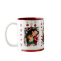 Custom Photo & Text Christmas Coffee Mug