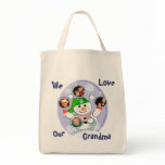 Custom Photo & Text Christmas Snowman Bag