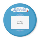 Custom Photo! Worlds Greatest Afghan Hound magnets