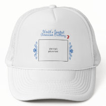 Custom Photo! Worlds Greatest American Brittany Mesh Hats