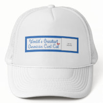 Custom Photo! Worlds Greatest American Curl Cat Mesh Hats