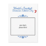 Custom Photo! Worlds Greatest American Eskimo Dog Postcard