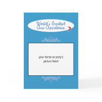 Custom Photo! Worlds Greatest Ara-Appaloosa Cards