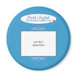 Custom Photo Worlds Greatest Australian Cattle Dog Fridge Magnet
