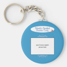 Custom Photo! Worlds Greatest Bashkir Curly Keychain