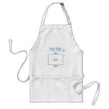 Custom Photo! Worlds Greatest Border Staffy Apron