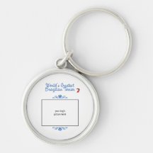 Custom Photo! Worlds Greatest Brazilian Terrier Key Chains