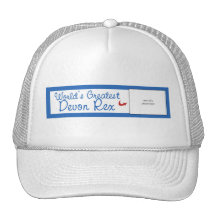 Custom Photo! Worlds Greatest Devon Rex Mesh Hat