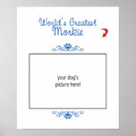 Custom Photo! Worlds Greatest Morkie Posters