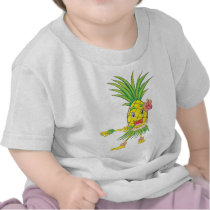 Custom Pineapple Hula Dancer Dancing