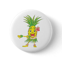 Custom Pineapple Hula Dancer Dancing