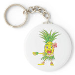 Custom Pineapple Hula Dancer Dancing keychains