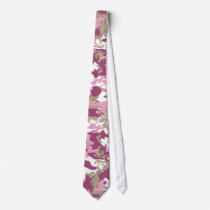 Custom Pink Camo Tie