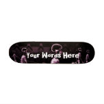 Custom Pink X-Ray Skeletons Midnight Stroll Skate Board Decks