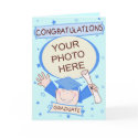 Custom Preschool / Kindergarten Boy Graduation cards