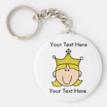 Custom Princess Blonde Keychain
