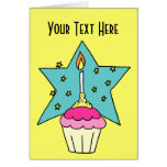 Custom Princess Cupcake Card