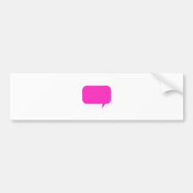Custom Quotebox Pink Bumper Sticker