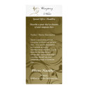 Custom Rack Card, Chocolate Swirl Design, Printing rack cards