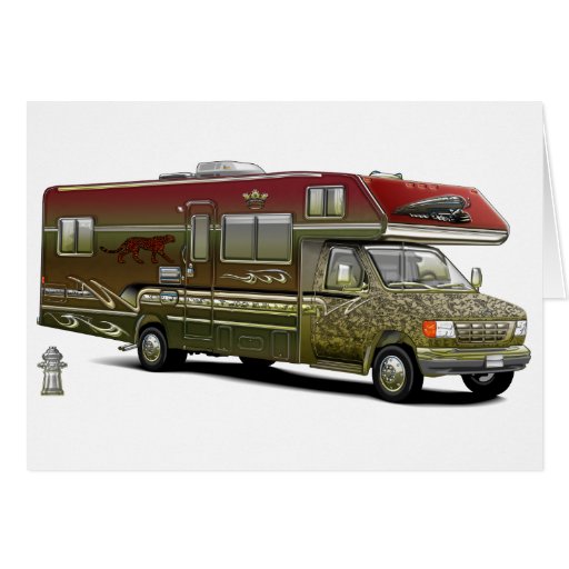 Custom Recreational Vehicle Greeting Card