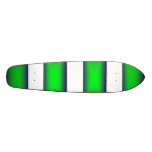 Custom retro Skateboard green glow customizeable