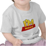 custom RHYS comic logo shirt