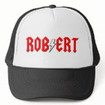 custom ROBERT rock and roll shirt hats