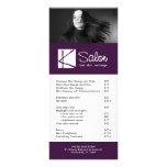Custom Salon Rack Card rack cards