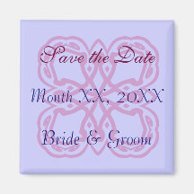 Custom Save the Date Refrigerator Magnet