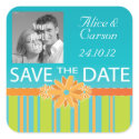 Custom save the date sticker