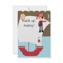 Custom Savvy Pirate Thank You