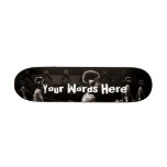 Custom Sepia X-Ray Skeletons Midnight Stroll Skate Boards