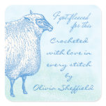 Custom Sheep Sticker for Your Hand-Crafted Gifts