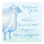 Custom Sheep Sticker for Your Hand-Knitted Gifts
