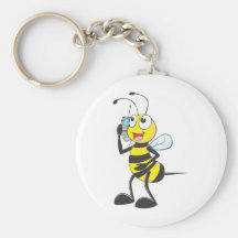Custom Shirts : Bee Talking Calling Shirts Key Chain
