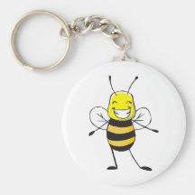 Custom Shirts : Happy Bee Shirts Keychains