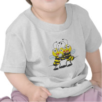 Custom Shirts : Happy Dad Mum Baby Bee Shirts