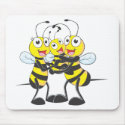 Custom Shirts : Happy Dad Mum Baby Bee Shirts mousepads