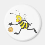 Custom Shirts : Playing Basketball Bee Shirts Magnets