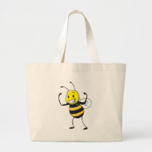 Custom Shirts : Strong Muscular Bee Shirts Canvas Bag