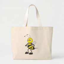 Custom Shirts : Waiting Irritated Bee Shirts Tote Bag