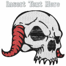 Custom Skull Embroidered Shirt