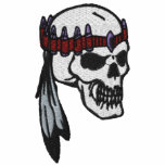 Custom Skull Embroidered Shirt embroidered shirts