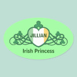 Custom St. Patrick's Day Irish Princess Sticker stickers