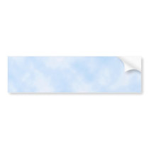 Custom Template: Blue Sky With Clouds Bumper Sticker