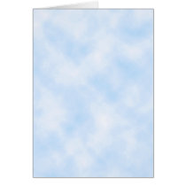Custom Template: Blue Sky With Clouds Cards