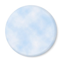 Custom Template: Blue Sky With Clouds Fridge Magnets
