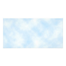 Custom Template: Blue Sky With Clouds Picture Card