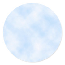 Custom Template: Blue Sky With Clouds Stickers